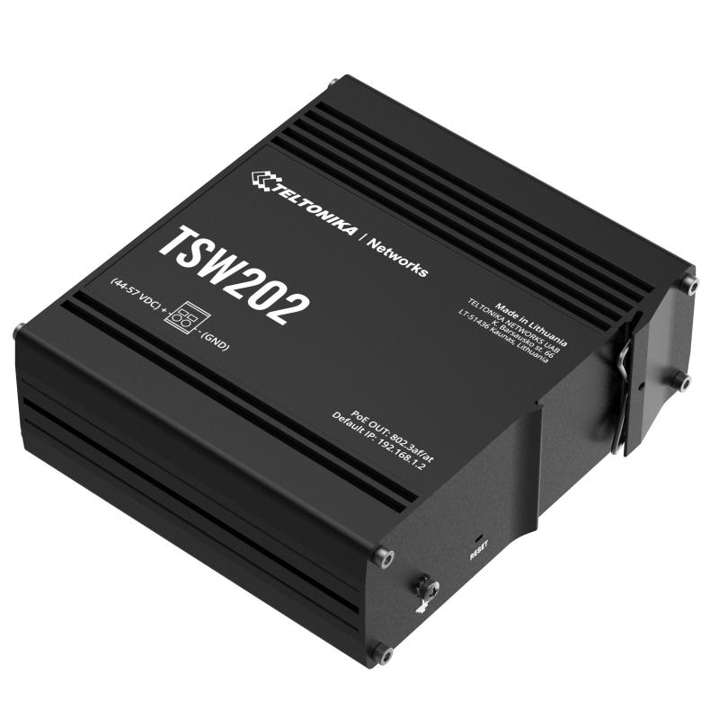 Teltonika TSW202 8 x Ethernet 2 x SFP Managed PoE+ Switch