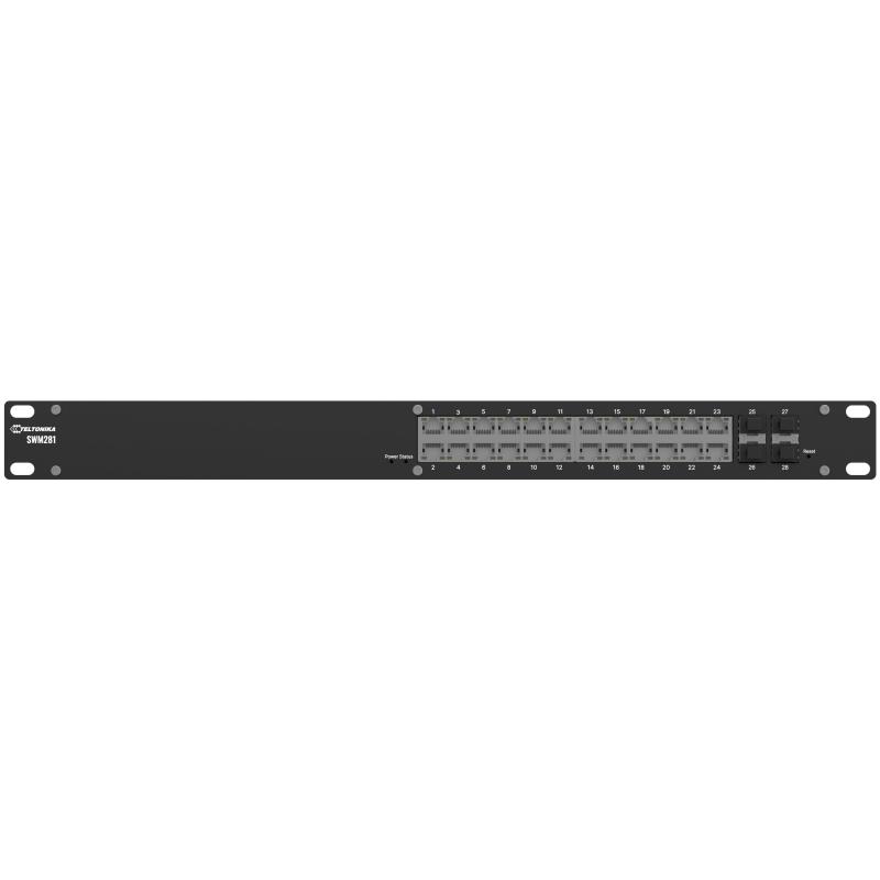 Teltonika SWM281 Gigabit Ethernet Managed Switch (Profinet standardmäßig deaktiviert)