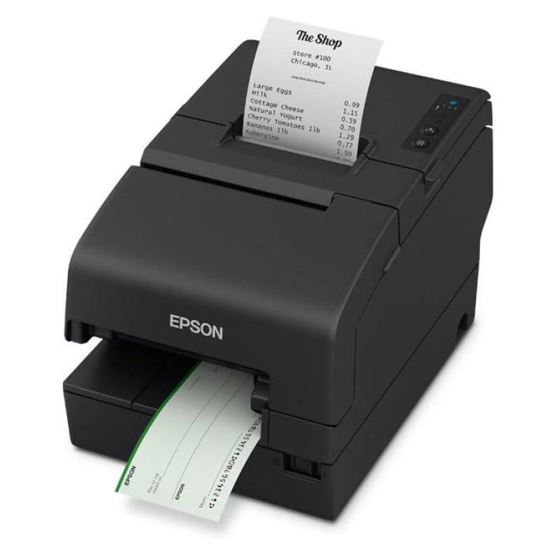 Epson TM-H6000VI, Cutter, USB, RS232, Ethernet, OPOS, schwarz