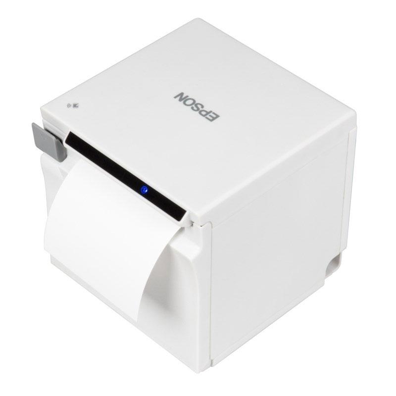 Epson TM-M50II, Thermodirekt, 180 dpi, Near End Sensor, Cutter, USB, RS232, Ethernet, weiß, UK