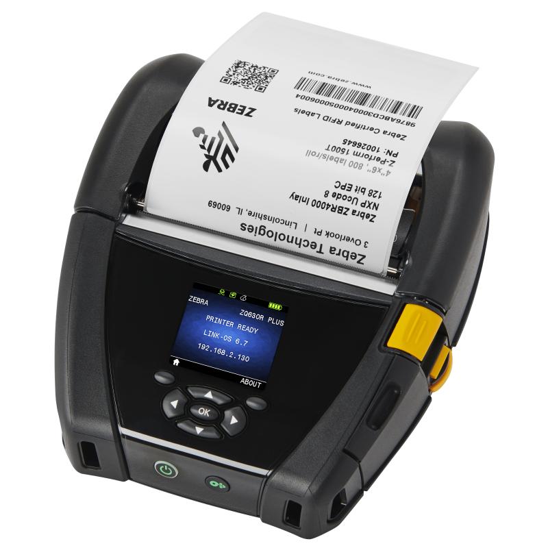 Zebra ZQ630 Plus, WLAN, LTS, BT, 6600 mAh, WLAN (Wi-Fi 6)