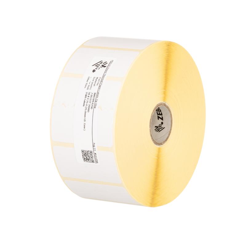 Zebra Z-Select 2000D, Etikettenrolle, Thermopapier, Premium beschichtet, abziehbar, passt für: (R)P4