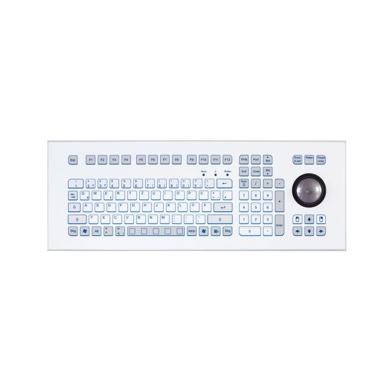 Tastatur InduDur® 105c TB50 Modul EP TKS-105c-TB50oF80-MODUL-EP-USB-DE IP65 statisch, IP54 dynamisch