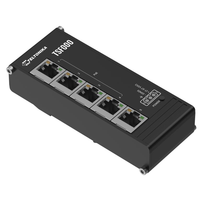 Teltonika TSF000 flacher PoE+ Switch