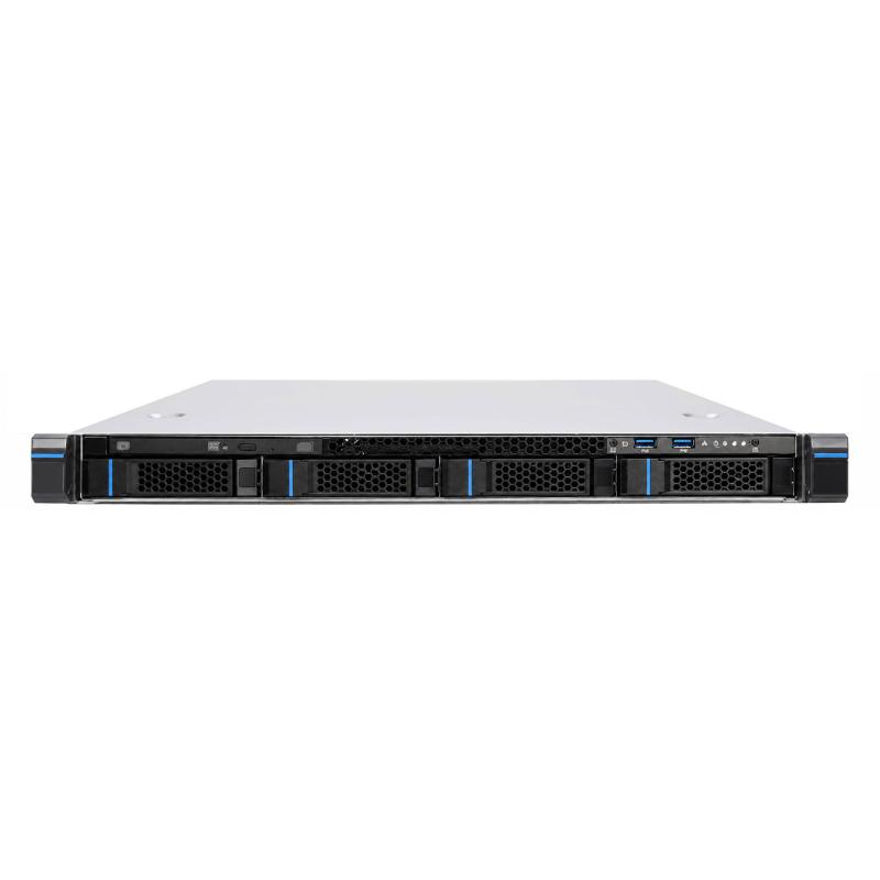 19" Geh&auml;use RM-146 1HE, 400W, 4xHDD schw