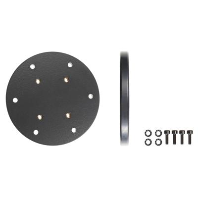 Montageplatte, f&uuml;r Pedestal Mount, rund, 100 mm, AMPS-holes, inkl.: Schrauben Set