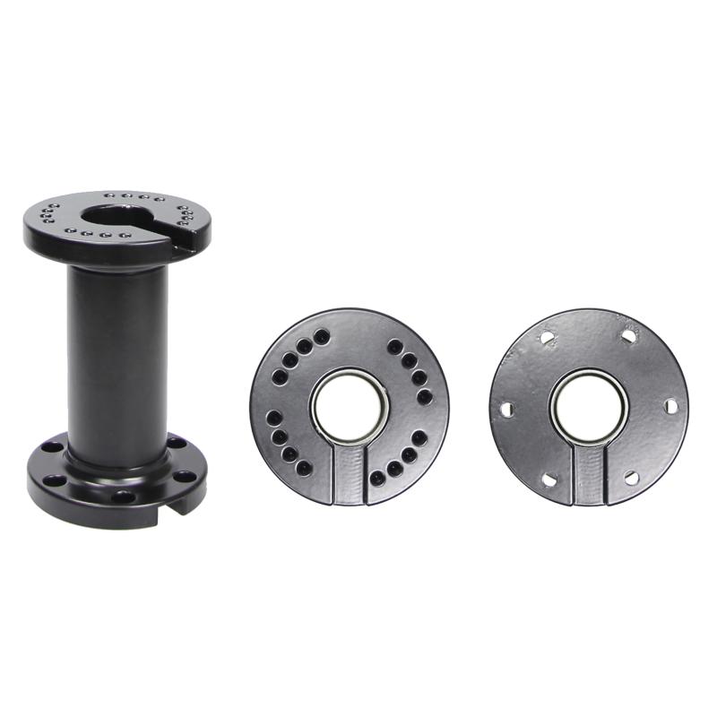 Sockelhalterung f&uuml;r Kabeleinf&uuml;hrung, 4 Zoll, L&auml;nge: 100mm, Durchmesser, 64mm, 4x AMPS L&ouml;cher auf der