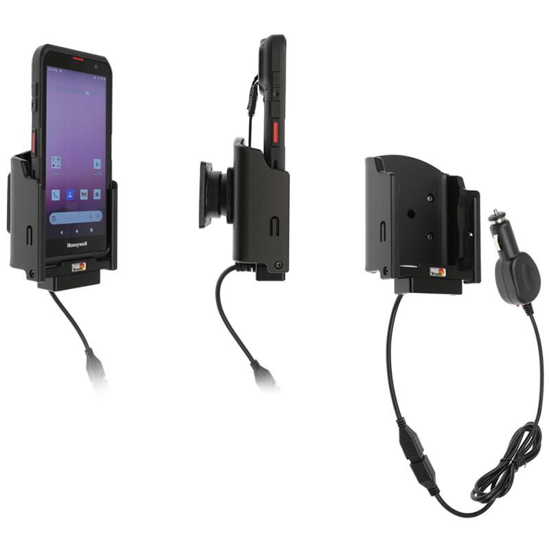 Aktiv Halterung mit Zigarettenanz&uuml;nder-Stecker, passend f&uuml;r EDA52, EDA57