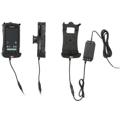 Aktiv Fahrzeughalterung, zur Festinstallation, Kugelgelenk mit Zigarettenanz&uuml;nder-Stecker, 10-24VDC,