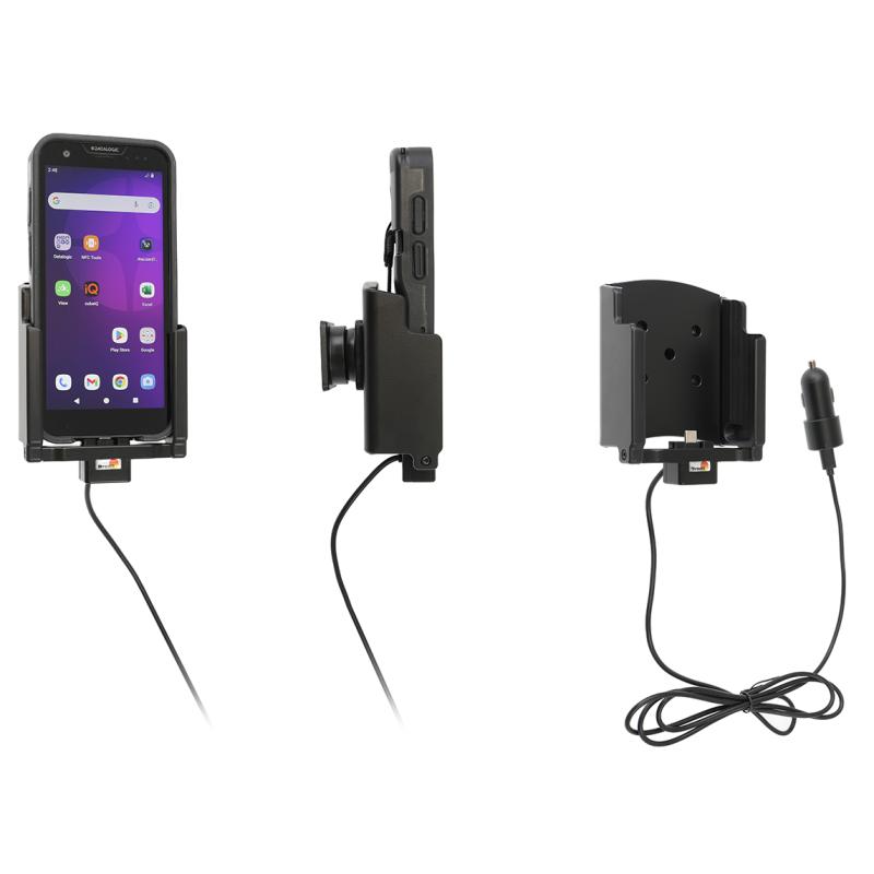 Brodit Aktiv Halterung mit USB-Kabel und Zigg-Adapter - Datalogic Memor 35