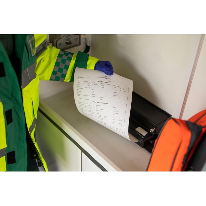 BROTHER&nbsp;PJ-822, mobil, Thermodirekt, DIN A4 Dokumentendrucker, 203dpi, schwarz