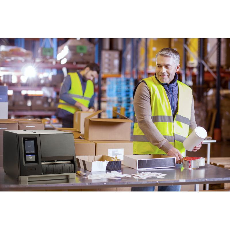 Honeywell PM65 Industrie Etikettendrucker, Thermotransfer, 300 dpi, USB, LAN, RS232, Touchscreen