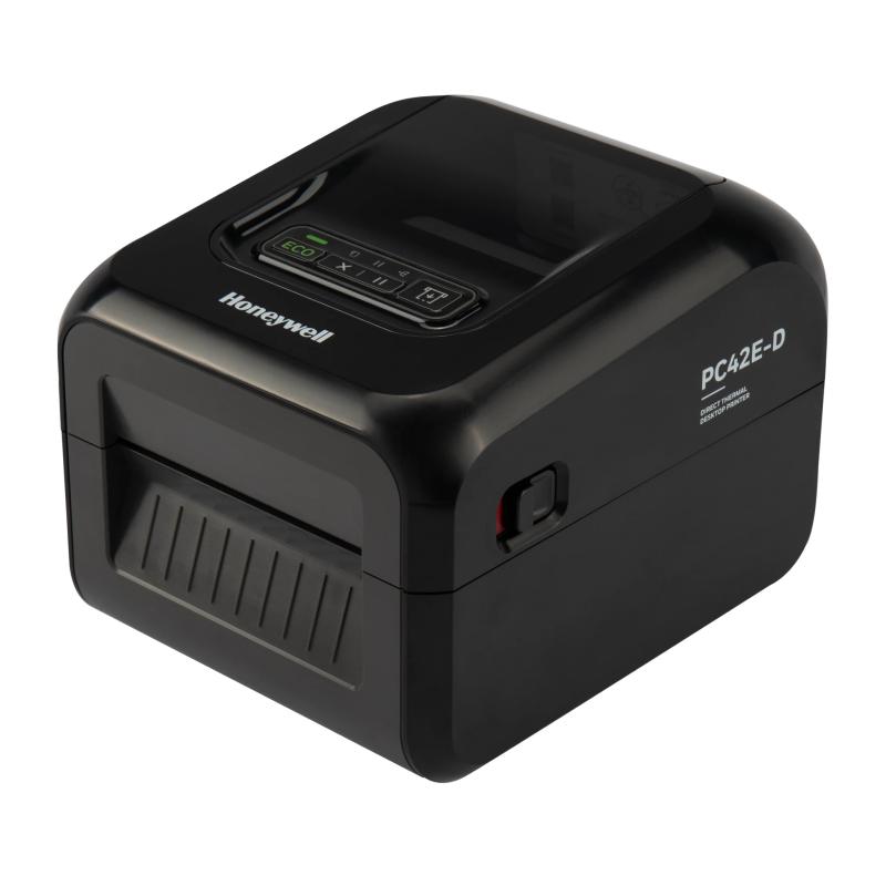 Honeywell PC42E-D Desktop Etikettendrucker, Thermodirekt, 203 dpi, USB, LAN, RS232, schwarz