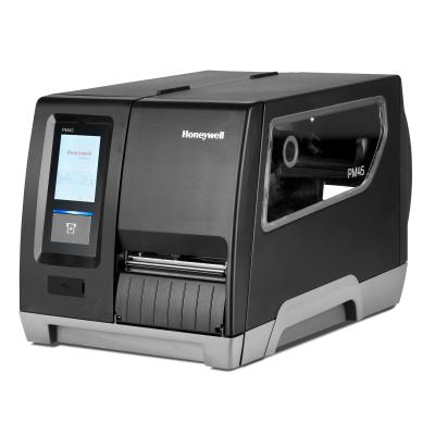 Honeywell PM45 Industrial Printer, TT, 406DPI, 4'' label width, Touch Display, LAN/USB, Standard Roller