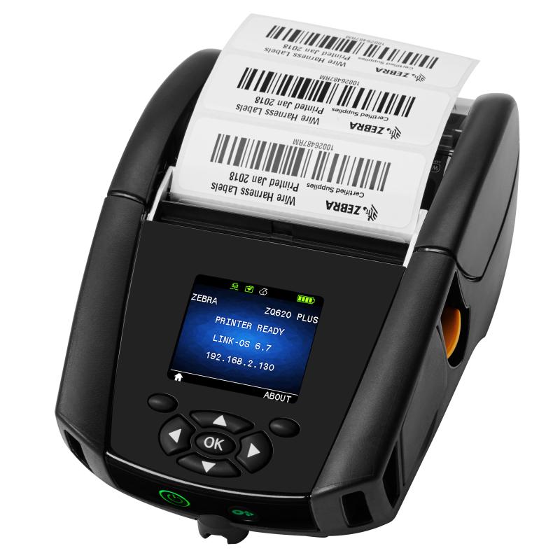 Zebra ZQ620 Plus, WLAN , LTS, Displ., 3250mAh, BT (BLE)