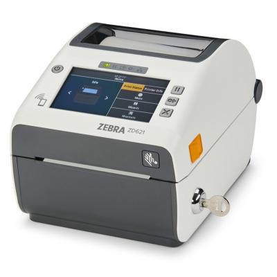 Zebra ZD621d, HC, 8 Punkte/mm (203dpi), Disp., RTC, USB, USB-Host, RS232, BT (BLE), Ethernet, wei&szlig;