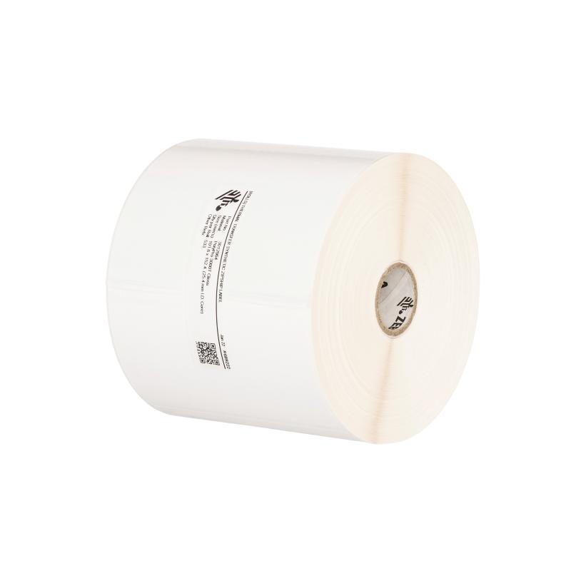 1x Zebra POLYE 3100T GLOSS 51x25mm AD(127) Kern(25,4) 2398 Etiketten/Rolle