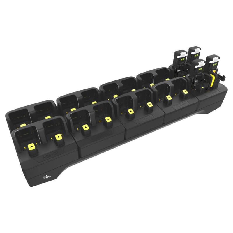 20-Fach Ladeger&auml;t f&uuml;r Zebra RS6100, Ringscanner ben&ouml;tigt Trigger mit Ladekontakten