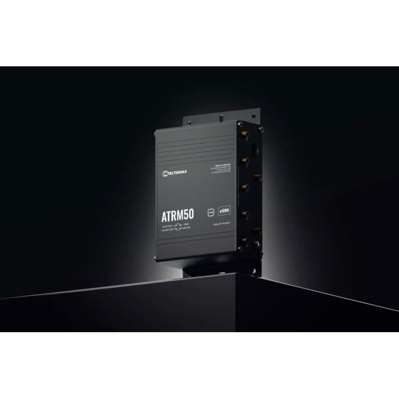 Teltonika ATRM50 5G Router for Transportation mit Dual SIM/eSIM, 4 x M12 Gigabit