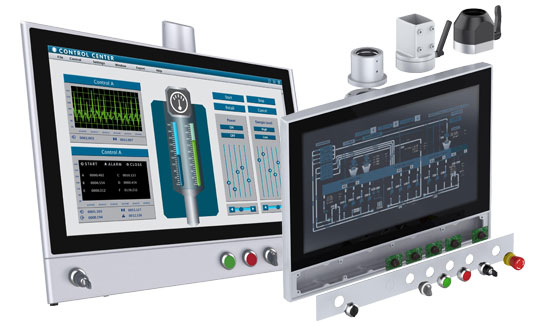 Industrielle Touchmonitore mit Schutzklasse IP65 für flexible Bedienlösungen