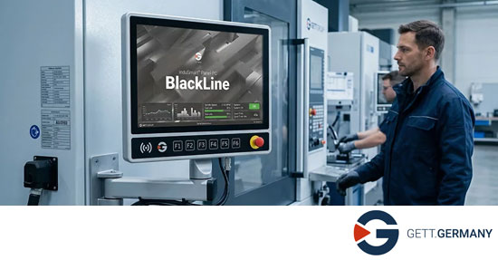 GETT InduSmart BlackLine Panel PCs jetzt bei ICO erhältlich